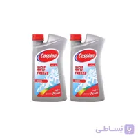 ضدیخ و ضدجوش خودرو کاسپین مدل چهار فصل حجم 1لیتر بسته 2 عددی