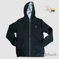 سویشرت کلاهدار مشکی پرسااسپرت Jungle Black