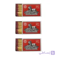 کبریت ستاره ممتاز مدل MTCH 600 بسته 3 عددی