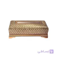 جعبه دستمال کاغذی خاتم کاری