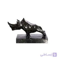 مجسمه سنگی طرح کرگدن