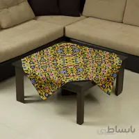 رومیزی کاشی سنتی زرد