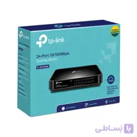 سوئیچ 24 پورت 10/100Mbps تی پی لینک مدل TL-SF1024M ا TP-LINK 24-Port 10/100Mbps Desktop Switch TL-SF1024M