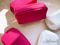 کیف آرایشی چرمی لانکوم - صورتی