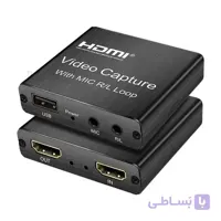 کارت کپچر اکسترنال HDMI همراه با پورت میکروفون لمونتک
