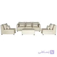 مبل راحتی ۵ نفره چشمه نور کد MA-208-CR کرم
