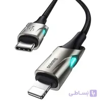 کابل تبدیل فست شارژ باسئوس Baseus CATLYY-01 Type-C to Lightning 2.4A PD 18W 1m