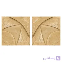 دیوارپوش تندیس و پیکره شهریار مدل امای کد W1010 01 بسته 2 عددی