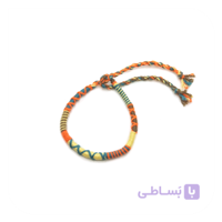 پابند دردراپ ساده نارنجی قهوه ای
