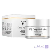 کرم مرطوب کننده و سفید کننده صورت کریستالی 7 ویتامینه بیوآکوا V7 Deep Hydration Bioaqua کد 310077