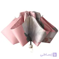 چتر گلد ایر مدل وارونه کیف دار کد Artistic Rose