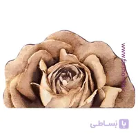پادری نیم دایره رز مینیاتوری شکلاتی زرباف