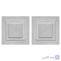 دیوارپوش تندیس و پیکره شهریار مدل امای کد W1010 16 بسته 2 عددی