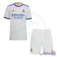 پیراهن شورت اول رئال مادرید Real Madrid 2021-22 Home Soccer Jersey Kit Shirt Short