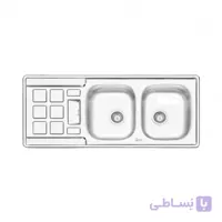 سینک نیمه فانتزی ایلیا استیل 4021
