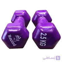 دمبل ايروبيک روکش‌دار 2.5 کيلوگرمی - دو عددی