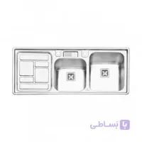سینک پرنیان استیل مدل 1211