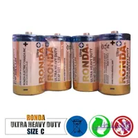 باتری متوسط روندا معمولی شیرینک 2 عددی ا Ronda Alkaline Medium Battery Pack Of 2