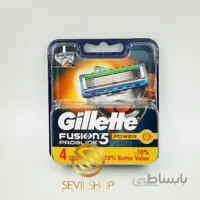یدک ژیلت فیوژن پاور 4 عددی