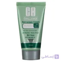 کرم ضد آفتاب چلنج مدل Tinted For Oily And Acne Skin حجم 50 میلی لیتر