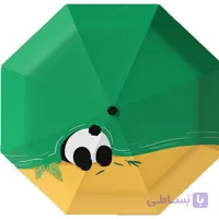 چتر بچگانه 8 پره مدل panda قطر 97 سانتی‌متر