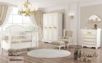 تخت خواب نوزاد کودک مدل c105
