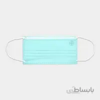 ماسک سه لایه جراحی سبز دوازده رو هشت هف جعبه کاغذی 50 عددی