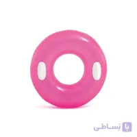 59258 حلقه شنا صورتی دستگیره دار قطر 76