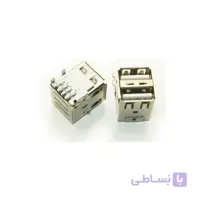 USB A Type FeMale Right Angle Double