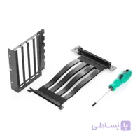 کابل و براکت نصب عمودی کارت گرافیک گرین PCI-E 3.0 x16