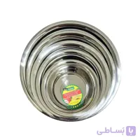 سرویس لگن استیل 5 پارچه یونیک