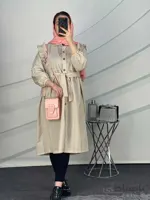مدل مانتو عروسکی دخترانه بلند کد 1145