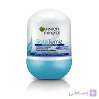 مام ضد تعریق زنانه گارنیر Garnier مدل SAF & TEMIZ حجم 50 میل