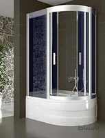 دور دوشی - پارتیشن دوش شاینی وارداتی ترکیه مدل T-NSC056 ا ابعاد:125x88x212 سانتی متر
