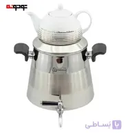 کتری قوری استیل شیر دار هوم کینگ