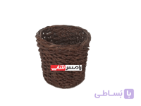 ظرف قاشق و چنگال حصیری