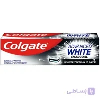 خمیر دندان زغالی کولگیت COLGATE مدل Advanced White Charcoal حجم 100 میل | سفید کننده در 10 روز