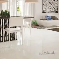 سرامیک کف الوند مدل رابل 60 در 60 بژ روشن براق