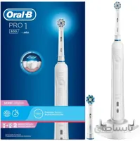 مسواک برقی اورال بی Oral-B سری PRO1 مدل 800 | مخصوص دندان و لثه حساس، دارای دو سر یدک