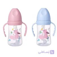 شیشه شیر دسته دار 240 میل طرح خرگوش رووکو Rovco