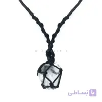 آویز دستساز سنگ کریستال کوارتز برزیل