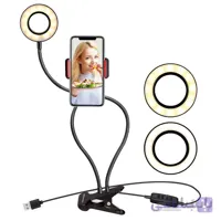 رینگ لایت گیره دار Professional Live Stream ا Professional Live Stream Ring light