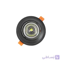 هالوژن سیلندری رفلکتور دار 7 وات _ استپ مشکی