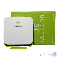 مودم FD-TD مبین نت مدل AG 3100D به همراه بسته 200 گیگ 1 ساله و سیم کارت ا Mobinnet FD-TD modem model AG 3100D with 200 gig 1-year package