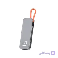 هاب چندکاره 8 پورت تایپ سی راک Rock TR03 Multifunctional Extension Hub Adapter