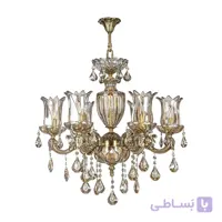 لوستر شش شعله چشمه نور کد C2979/6-BO