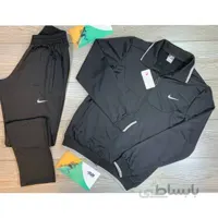 ست ورزشی مشکی طرح نایک شلوار راسته