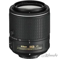 لنز دوربین نیکون مدل AF-S NIKKOR f/4-5.6G ED VR II DX به همراه لنز 200-55 میلی متر ا Nikon AF-S NIKKOR 55-200mm f/4-5.6G ED VR II DX Lens