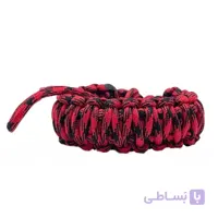 بند مچی دوربین عکاسی پاراکورد مشکی قرمز Camera Strap Paracord 021