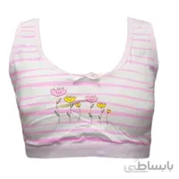 نیم تنه نخی پددار دخترانه طرح رینگی
